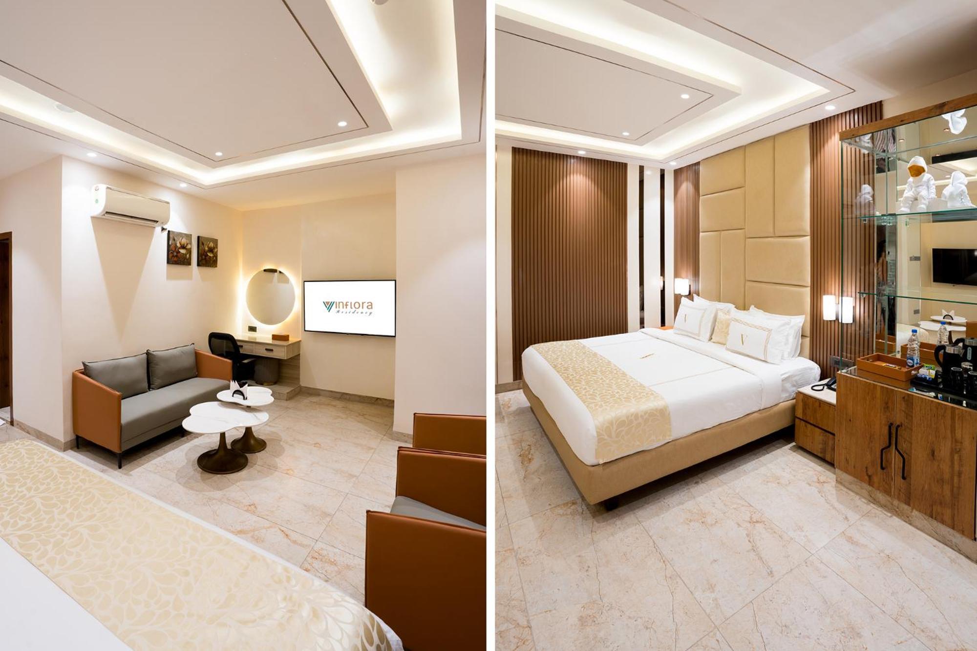 Oriva Vinflora Residency - Nr Lv Prasad Hospital, Banjara Hills Hotel Hyderabad Bagian luar foto